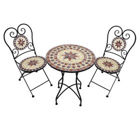 Tuinset bistroset mozaïek