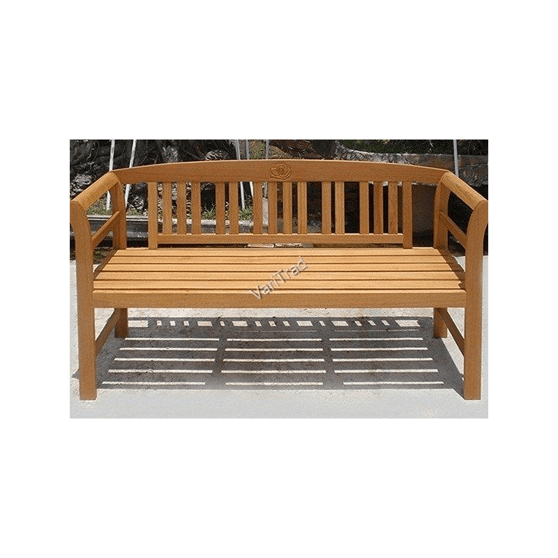 Outsunny poly-rotan tuinbank tuinbank bank met tafel 2-zits staal bruin 133 l x 63 d x 84 h cm
