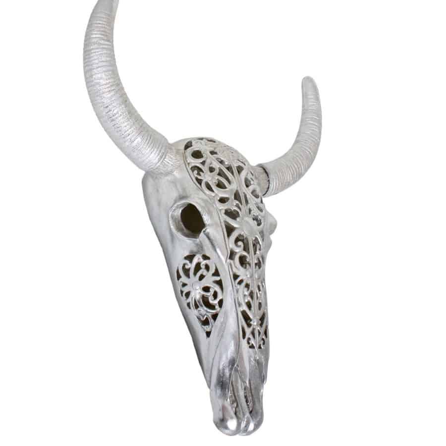 schedel wand kop wanddecoratie ibiza style