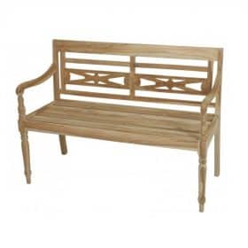 Tuinbank teak onbehandeld