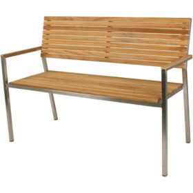 2-zits teakhouten tuinbank