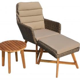 Loungeset van wicker
