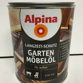 Onderhoudsolie voor het behandelen van al uw tuinmeubelen