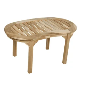 Tuintafel teak ronde vormen