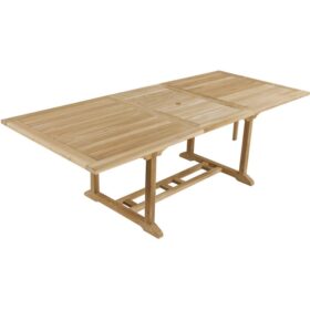 Uitschuifbare tuintafel