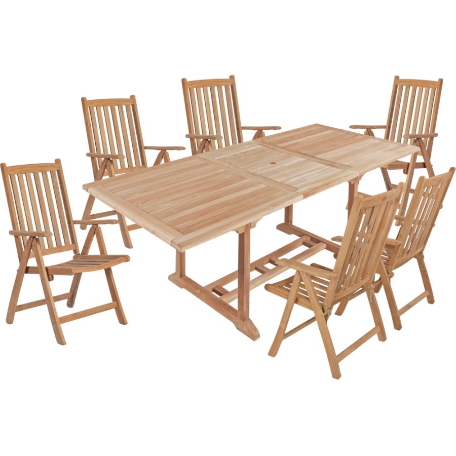Teak tuintafel