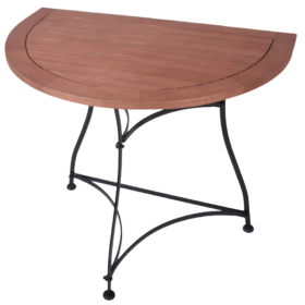 Bijzettafel balkontafel halfrond