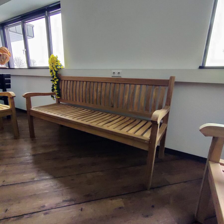 Teakhouten tuinbank