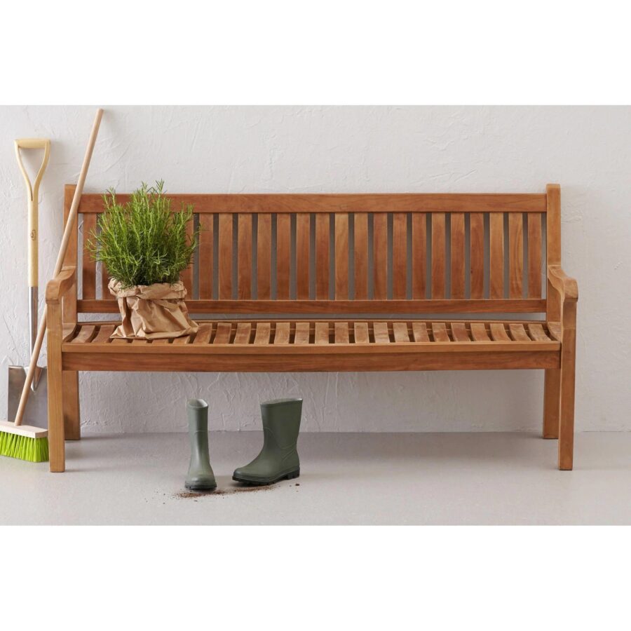Teakhouten tuinbank