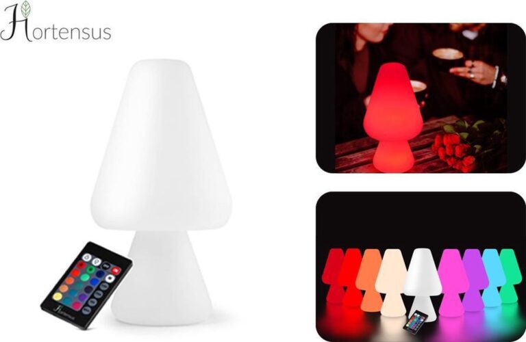 Multi color LED tafellamp