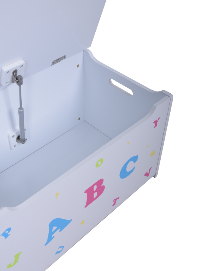 Kinder- klepbank ABC met onder de zitting opbergruimte - Afbeelding 2