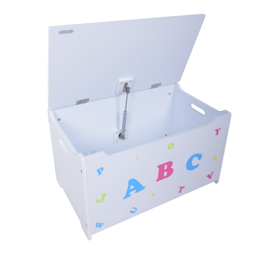 Kinder- klepbank ABC met onder de zitting opbergruimte - Afbeelding 3